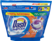 Dash Detergent Capsule 3 in pods Ambra Lenor 55buc  (Italia)
