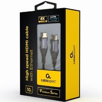 Blister retail HDMI to HDMI with Ethernet Cablexpert "Premium series", 10 m, 4K UHD