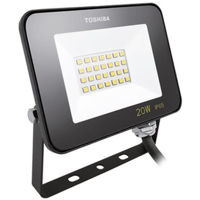 Прожектор Toshiba 00172833 Светодиодный прожектор IP65 20 Вт, 5000 К (черный)