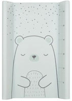 Пеленальник твердый KikkaBoo Bear with me Mint, 80x50 cm