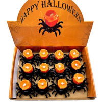 Декор Promstore 53771 Suvenir Halloween Paianjen suspendabil, 5Х8cm