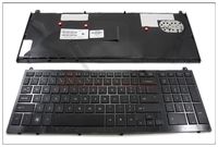 Keyboard HP Probook 4520S 4525S w/frame ENG/RU Black