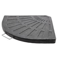Зонт садовый ProGarden 50738 Подставка сегмент для зонтов 13kg 44cm, бетон