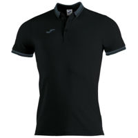 Одежда для спорта Joma S/S Polo Shirt Bali II Black (XS) 100748.100