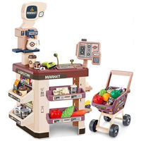 Игровой комплекс для детей New World 668-110 Игровой набор «Супермаркет», 60 предметов, 762009