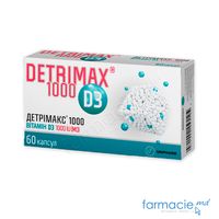 Detrimax D3 1000UI caps.N60
