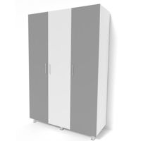Шкаф Smartex N3 160cm Белый/Графит