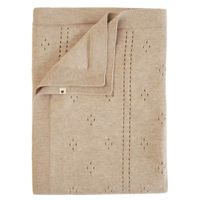 Комплект подушек и одеял BIBS 9416245 Вязаное одеяло Pointelle Vanilla (70х100 см)