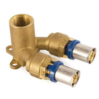 Запорная арматура APE 96128 Cot U cu flansa press D.20x1/2" FI