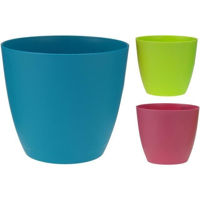 Цветочный горшок ProGarden 33801 Вазон для цветов пластик Ella D18cm, цветные