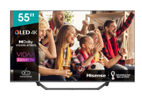 55" LED TV Hisense 55A7GQ, Gray (3840x2160 UHD, SMART TV, PCI 2000Hz, DVB-T/T2/C/S2)
