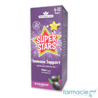 Super Stars Immune Support cu Vit.C, D3 si Zinc 150 ml 4-12ani Natures Aid