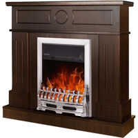 Șemineu electric ArtFlame Ambasador & Galileo silver, 978x1048x300 mm, Wenge