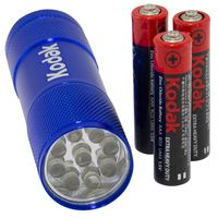 Фонарь Kodak 9-LED Flashlight+3xAAA EHD Batteries Blue