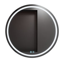 Зеркало для ванной Bayro Elipso круглое 800x800 LED touch c подогревом