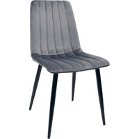 Стул Deco DC-90P N20 Catifea Grey+Black Legs