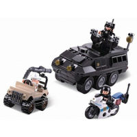 Set de construcție Sluban B0655 POLICE Armored Vehicle