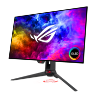 27" ASUS ROG Strix PG27AQDM,Black,OLED,2560x1440,240Hz,G-Sync+FreeSync,0.03msGTG,450cd,HDR10,HDMI+DP