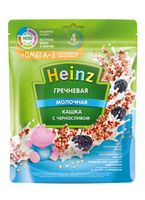 Terci Heinz Omega3 din hrișcă cu lapte și prune uscate (4+ luni), 200gr.