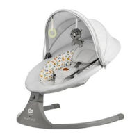 Leagăn pentru bebeluși KinderKraft LUMI KBLUMI02LGR0000 light grey