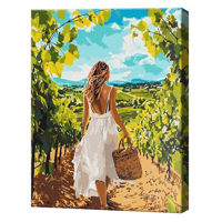 Картина по номерам BrushMe BS54313 Pictura pe numere 40x50cm Eco Plimbare prin vie