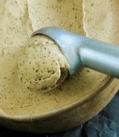 Sesame ice cream with coconut milk, 300 g