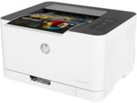 Printer HP Color LaserJet 150a, White, Up to 18ppm b/w, Up to 4ppm color, 600x600 dpi, Up to 20000 p., 64MB RAM, PCL 5c/6, Postscript 3, USB 2.0,Blue Angel DE-UZ 205 (HP 117A/X Bl/C/Y/M)