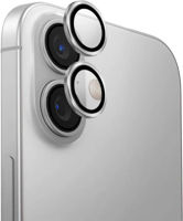 Стекло защитное для смартфона UNIQ Optix Aluminium Camera Lens Protector for iPhone 16/16 Plus, Sterling Silver