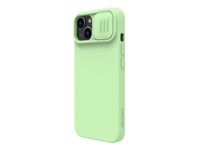 Nillkin Apple iPhone 14, CamShield Silky Silicone Case, Mint Green