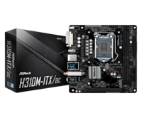 "MB ASRock H310M-ITX/AC mini-ITX //  CPU Supports 9th and 8th Gen Intel® Core™ Processors"