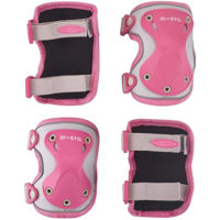 Защитное снаряжение Micro AC5477 Set de protectii pentru genunchi si coate reflective Pink M