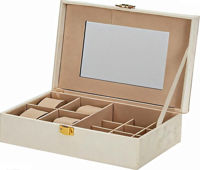 Короб для хранения H&S 46707 pentru bijuterii 25x16x7cm, din catifea