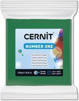 Полимерная глина CERNIT N1 250г, зеленый 600