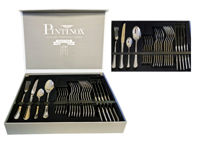 Set de tacimuri Pinti Settecento 24buc, inox