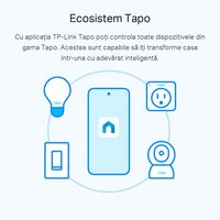 TP-LINK "Tapo L510E", Smart Wi-Fi LED Bulb with Dimmable Light, 2700K, 806lm