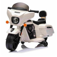 Mașină electrică pentru copii Ramiz Chopper Indian White, mотоцикл на Акк.