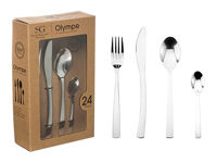 Set de tacimuri SG Olympe 24 buc, Inox