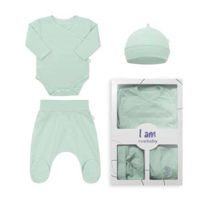 Детская одежда New Baby 49084 набор одежды для новорожденных 3 ед I AM mint