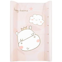 Accesoriu pentru înfășat Kikka Boo 31108060044 Salteluta pentru infasat moale Hippo Dreams, 70x50 cm