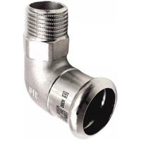 Запорная арматура Inox Pres Угольник из нержавеющей стали M 28x1" (04426)