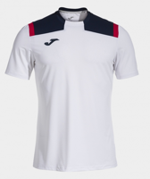 Футболка JOMA -  TOLEDO SHORT SLEEVE T-SHIRT WHITE NAVY