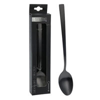 Набор столовых приборов Excellent Houseware 55079 linguri pentru cocktail 4buc, negre, inox