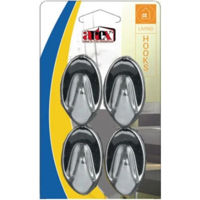 Вешалка для ванной Artex 22.02.34 Set cîrlige 4 buc cromat