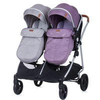 Детская коляска Chipolino Duo Smart KBDS02206AL anthracite/ lilac