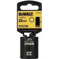 Набор головок, бит, насадок DeWalt DT7540 Ударная шестигранная головка DT7540 (короткая) 22 мм 1/2