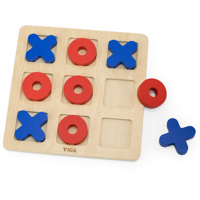 Joc de masă din lemn “X și 0” VIGA