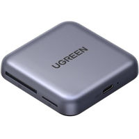 Кардридер Ugreen 65095 CM838 3-in-1 Magnetic USB-C