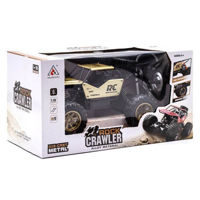 Радиоуправляемая игрушка New World 2029 1:18 Машина Rock Crawler с т/с, золотистая, 442028