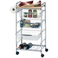 Этажерка Artex 10.50.15 Etajera cu roti 4 rafturi cromat