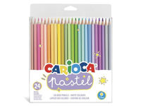 Set creioane colorate 24buc Carioca Pastel